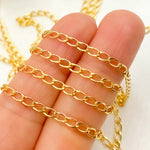 Load image into Gallery viewer, 14K Gold Filled Flat Curb Chain