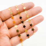 Load image into Gallery viewer, V312GF. 14K Gold-Filled Fancy Star-Link Chain