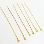 Load image into Gallery viewer, 4005377B. 24 Gauge Gold-filled Ball 1.5 Inch Headpin