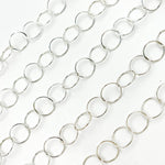 Load image into Gallery viewer, Sterling Silver Smooth Round Link Chain