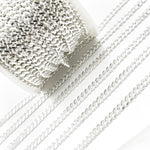 Load image into Gallery viewer, Sterling Silver Flat Curb Chain