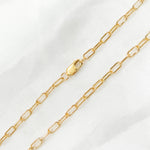 Load image into Gallery viewer, 14k Gold-Filled Smooth Paperclip Necklace