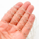 Load image into Gallery viewer, Sterling Silver Twisted Oval Link Chain