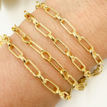 Load image into Gallery viewer, Gold Plated 925 Sterling Silver Paperclip Chain