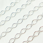 Load image into Gallery viewer, Sterling Silver Smooth Ova Link Chain.