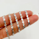 Load image into Gallery viewer, Z120SS. Sterling Silver Textured Marina Chain