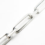 Load image into Gallery viewer, Sterling Silver Diamond Cut Paperclip Chain