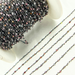 Load image into Gallery viewer, Multi Spinal Faceted Roundel Wire Wrapped Chain