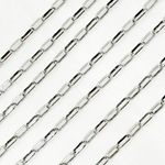 Load image into Gallery viewer, Oxidized Sterling Silver Paperclip Chain