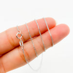 Load image into Gallery viewer, 018SP3T4WG18K. 18K Solid Gold Wheat Chain