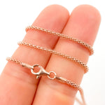 Load image into Gallery viewer, Rose Gold Plated Snake Necklace