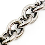 Load image into Gallery viewer, Black Rhodium Sterling Silver Cable Chain