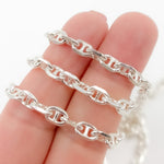 Load image into Gallery viewer, Sterling Silver Diamond Cut Marina Chain