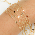 Load image into Gallery viewer, 14k Gold Filled Marina and Cable Link Chain