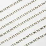 Load image into Gallery viewer, 293OX. 925 Sterling Silver Oxidized Flat Curb Chain