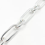 Load image into Gallery viewer, Sterling Silver Smooth Long & Short Links Chain