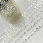 Load image into Gallery viewer, Sterling Silver Diamond Cut Marina Link Chain