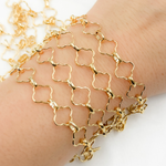 Load image into Gallery viewer, Gold Plated 925 Sterling Silver Flower Link