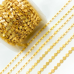 Load image into Gallery viewer, Gold Plated 925 Sterling Silver Disc Chain