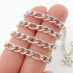 Load image into Gallery viewer, Sterling Silver Figaro Chain