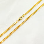 Load image into Gallery viewer, 14K Solid Gold Smooth Curb Link Chain