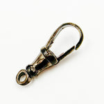 Load image into Gallery viewer, 23MM Black Rhodium Sterling Silver Swivel Clasp