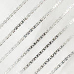 Load image into Gallery viewer, Sterling Silver Flat Marina Chain
