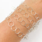 Load image into Gallery viewer, Sterling Silver Smooth Round Link Chain