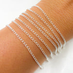 Load image into Gallery viewer, Sterling Silver Curb Cable Chain