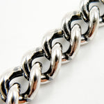 Load image into Gallery viewer, Oxidized Sterling Silver Curb Chain
