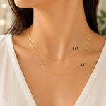 Load image into Gallery viewer, 021R04TFT5. 14K Solid Gold Cable Chain