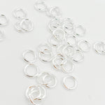 Load image into Gallery viewer, White Sterling Silver Open Jump Ring