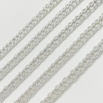 Load image into Gallery viewer, Sterling Silver Double Curb Chain