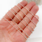 Load image into Gallery viewer, Sterling Silver Rolo Chain