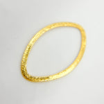 Load image into Gallery viewer, Gold-plated Sterling Silver Brushed Marquis Connector