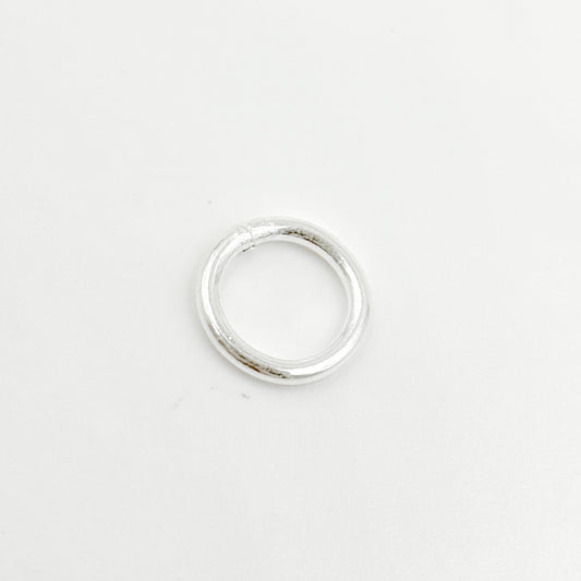White Sterling Silver Close Jump Ring