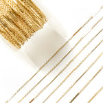 Load image into Gallery viewer, 14K Solid Gold Cable and Bars Chain
