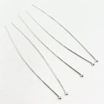 Load image into Gallery viewer, Gauge White Sterling Silver Ball 2 Inch Headpin