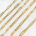 Load image into Gallery viewer, 14K Gold Filled Flat Paperclip Chain