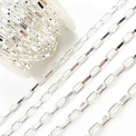Load image into Gallery viewer, Sterling Silver Flat Oval Cable Chain