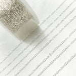 Load image into Gallery viewer, Sterling Silver Long and Short Link Chain