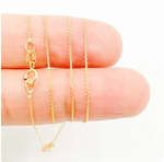 Load image into Gallery viewer, 14K Solid Gold Cable Chain