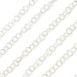 Load image into Gallery viewer, Sterling Silver Smooth Round Link Chain