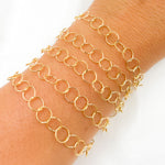 Load image into Gallery viewer, 14K Gold Filled Round Link Chain
