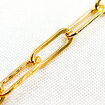 Load image into Gallery viewer, Gold Filled Flat Paperclip Chain