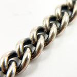 Load image into Gallery viewer, Oxidized Silver Heavy Curb Chain