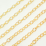 Load image into Gallery viewer, 14k Gold Filled Smooth Oval Link Chain.