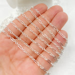 Load image into Gallery viewer, Sterling Silver Diamond Cut Marina Link Chain