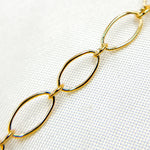Load image into Gallery viewer, Gold-Filled Smooth Oval Long and Short Link Chain.