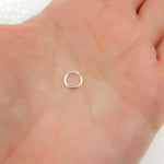 Load image into Gallery viewer, 18Gauge White Sterling Silver Open Jump Ring